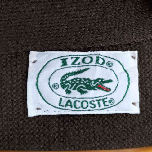 ラコステ LACOSTE 80S ロゴ刺繍 カーディガン メンズ