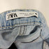 ザラ ZARA 再構築 パッチワーク デザイン ワイド デニム パンツ メンズ 38
