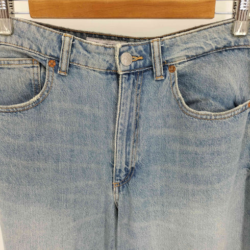 ザラ ZARA シーム デザイン ウォッシュド ワイド デニム パンツ メンズ 38