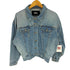 ステューシー Stussy 4th 型 クロップド ウォッシュド デニム トラッカー ジャケット レディース import:S