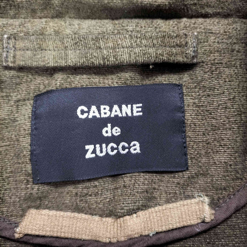 カバンドズッカ CABANE de ZUCCa Y2K 起毛ミリタリージャケット メンズ JPN:S
