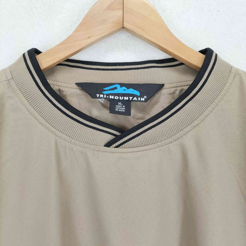 トライマウンテン TRI-MOUNTAIN リブ切替 ナイロンプルオーバー メンズ import:XL