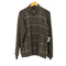 バーバリーロンドン BURBERRY LONDON シルク混 ウールチェックジップニット メンズ import:L