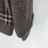 バーバリーロンドン BURBERRY LONDON シルク混 ウールチェックジップニット メンズ import:L