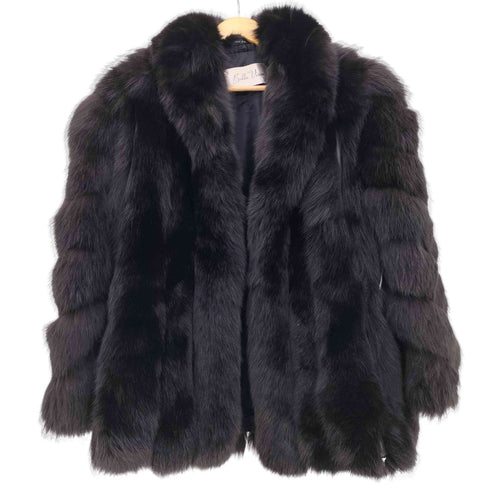 belle vison SAGA MINK 金サガ ブルーフォックス ハーフコート レディース 13