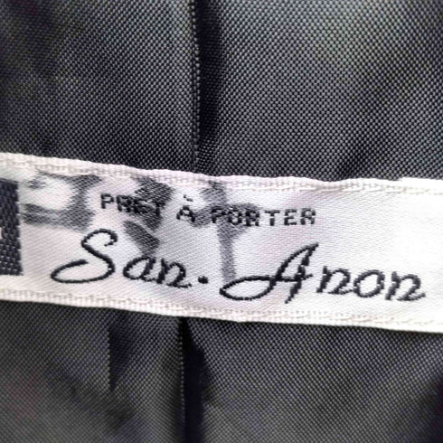 サンアノン San Anon フェイクファージャケット レディース LL