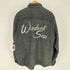 ウィンダンシー WIND AND SEA 22AW SDCL Nel tweed shirt jacket ネル ツイード シャツ ジャケット ヘリンボーン メンズ import:XL