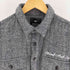 ウィンダンシー WIND AND SEA 22AW SDCL Nel tweed shirt jacket ネル ツイード シャツ ジャケット ヘリンボーン メンズ import:XL