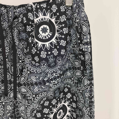 イグザンプル EXAMPLE PAISLEY PATTERN ペイズリー パターン ポリ トラック パンツ メンズ XL