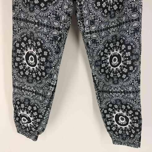 イグザンプル EXAMPLE PAISLEY PATTERN ペイズリー パターン ポリ トラック パンツ メンズ XL