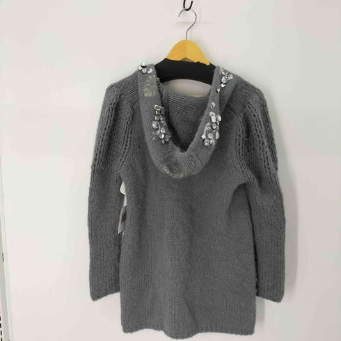 スポーツマックス SPORTMAX フーデットビジューデザインニット レディース import:M