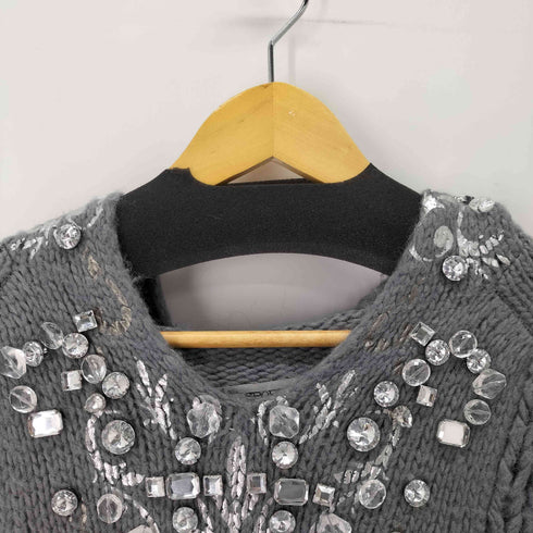 スポーツマックス SPORTMAX フーデットビジューデザインニット レディース import:M