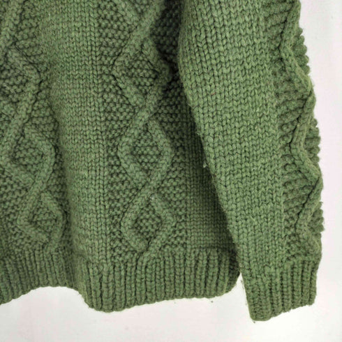 カナディアンセーター CANADIAN SWEATER カナダ製 カウチンセーターカーディガン フィッシャーマン ハンドニット ローゲージウール メンズ