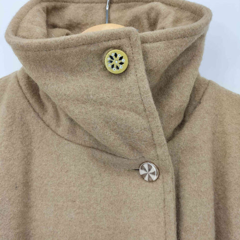 アミナ Amina ネイティブ刺繍 ウールベルテッドコート レディース