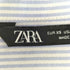 ザラ ZARA オーバーサイズ ストライプシャツ レディース import:XS