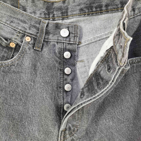 リーバイス Levis UK製 ボタン裏311刻印 501 先染め ブラック デニムパンツ メンズ 31inch