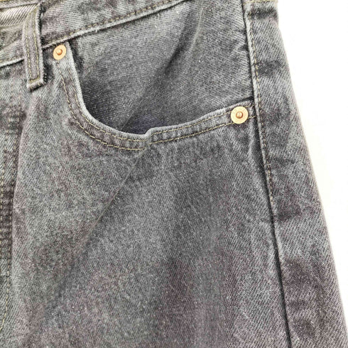 リーバイス Levis UK製 ボタン裏311刻印 501 先染め ブラック デニムパンツ メンズ 31inch