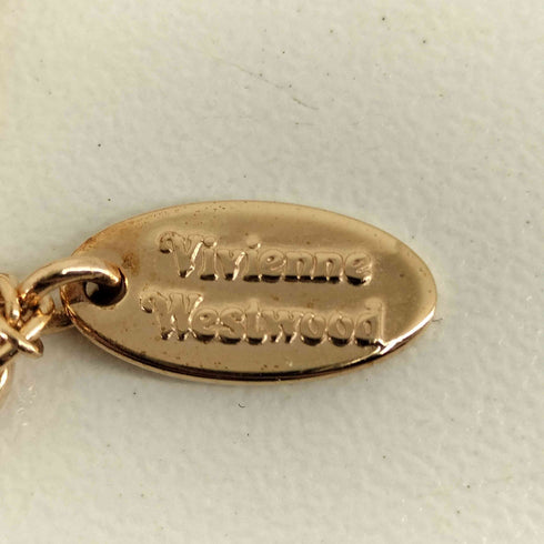 ヴィヴィアンウエストウッド Vivienne Westwood ピンクゴールドオーブネックレス レディース