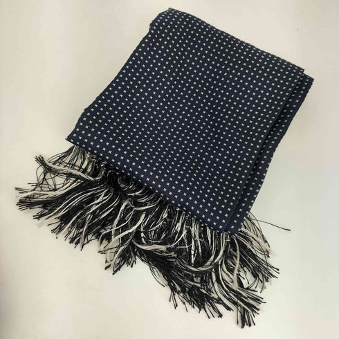 DRAKE'S シルク100% HAND PRINTED ストール 英国製 メンズ