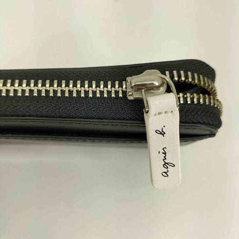 アニエスベー agnes b. ラウンドジップロングウォレット メンズ