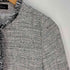 ユナイテッドアローズグリーンレーベルリラクシング UNITED ARROWS green label relaxing ツイード フリンジ ノーカラー ジャケット レディース JPN:36