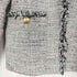 ユナイテッドアローズグリーンレーベルリラクシング UNITED ARROWS green label relaxing ツイード フリンジ ノーカラー ジャケット レディース JPN:36