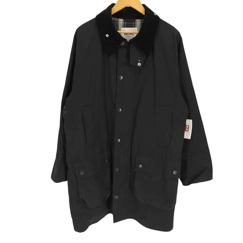 バブアー Barbour 22AW 別注 OS GAMEFAIR ゲームフェア 裏地チェック ノンオイル ベンタイル 襟コーデュロイ ステンカラーコート メンズ UK:40