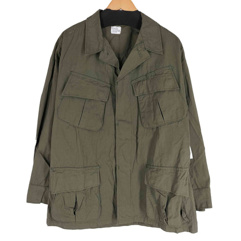 ユーエスアーミー U.S. ARMY 70年度会計 JUNGLE FATIGUE JACKET 5th Type ジャングルファティーグ ミリタリージャケット リップストップ メンズ MEDIUM-SHORT