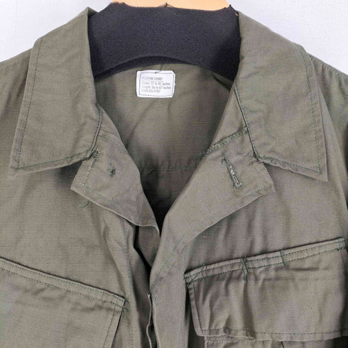 ユーエスアーミー U.S. ARMY 70年度会計 JUNGLE FATIGUE JACKET 5th Type ジャングルファティーグ ミリタリージャケット リップストップ メンズ MEDIUM-SHORT