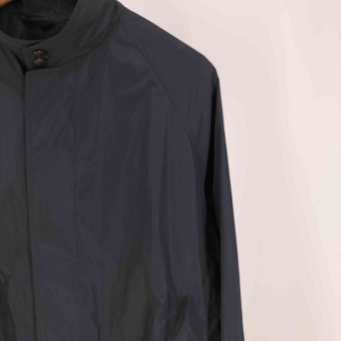 ジムフレックス GYMPHLEX 20SS ポリ シャイニー 比翼ボタン ステンカラー コート メンズ import:M