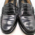 ジーエイチバス G.H.BASS BLACK LEATHER SOLE コイン ローファー メンズ 38