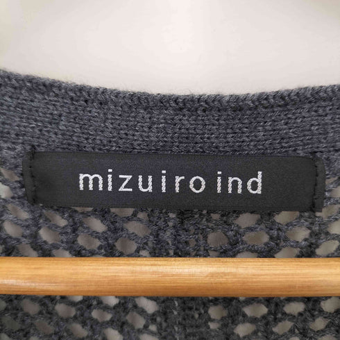 ミズイロインド mizuiro ind mesh vneckC/D レディース