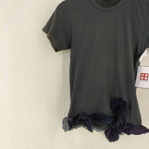 コムデギャルソン COMME des GARCONS フリル装飾 ストレッチカットソー レディース