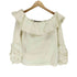 ALEXIE ストレッチオフショルダーフリルブラウス レディース import:S