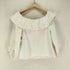 ALEXIE ストレッチオフショルダーフリルブラウス レディース import:S