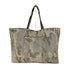 Carol J. イタリア製 カモ柄 レザーハンドル トートバッグ メンズ