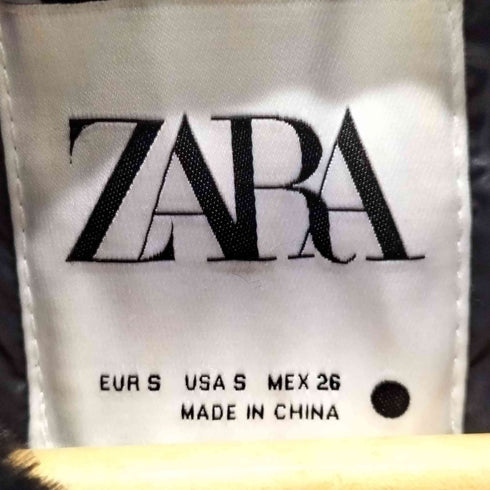 ザラ ZARA 裏地キルティングフェイクファーブルゾン ダブルジップ レディース JPN:S