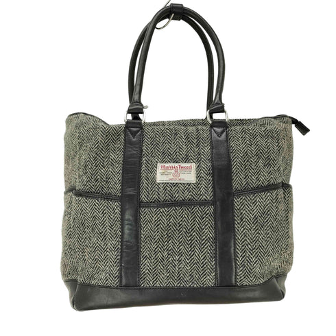 ハリスツイード Harris Tweed ツイード地 ハンドバッグ レディース