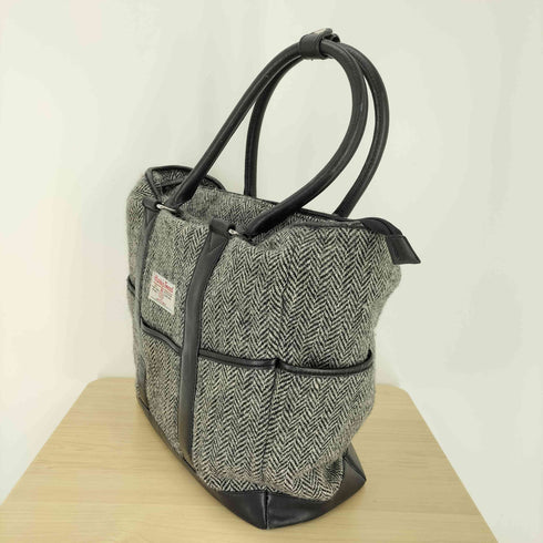 ハリスツイード Harris Tweed ツイード地 ハンドバッグ レディース