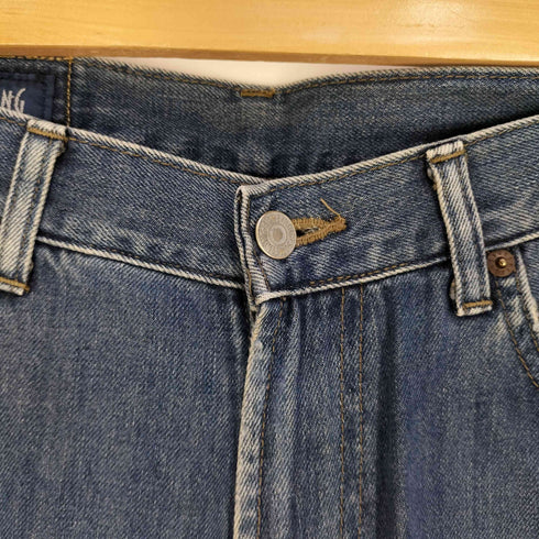 サムシング SOMETHING ワイド ストレート デニムパンツ メンズ W66 H93