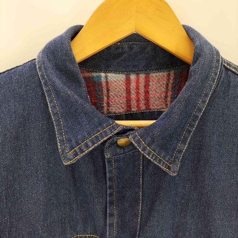 デューク duke デニムカバーオール 裏地チェック柄 メンズ JPN:XXL
