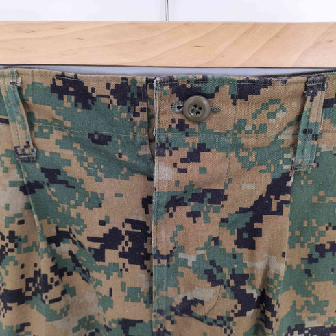 ユーエスエムシー USMC 米軍 ウッドランドマーパットカモ デジカモ ミリタリーパンツ メンズ WAIST 27 TO 31 IN
