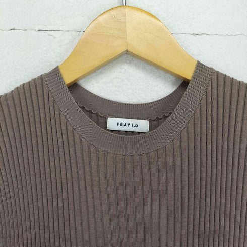 フレイアイディー FRAY I.D プリーツラインリブニットワンピース レディース ONE SIZE