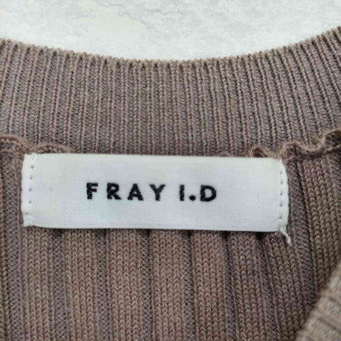 フレイアイディー FRAY I.D プリーツラインリブニットワンピース レディース ONE SIZE