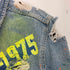 ザラ ZARA ペイントダメージデニムジャケット メンズ import:M
