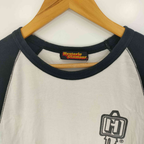 ヒステリックグラマー HYSTERIC GLAMOUR 00s ラグラン プリントTシャツ メンズ FREE
