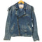 ザラ ZARA ダブルライダース デニムジャケット メンズ import:M