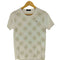 バーバリーブラックレーベル BURBERRY BLACK LABEL ホースロゴアーガイルTシャツ レディース 2