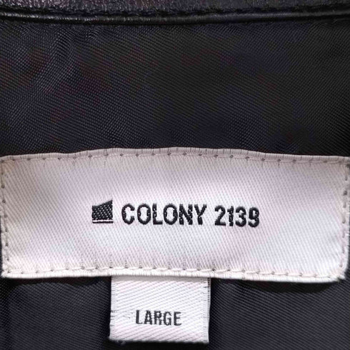 コロニートゥーワンスリーナイン COLONY 2139 L/Sフェイクレザーシャツ メンズ JPN:L