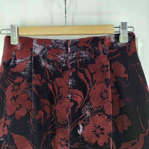 ジルスチュアート JILLSTUART T/Rベルベットフロッキースカート レディース JPN:2